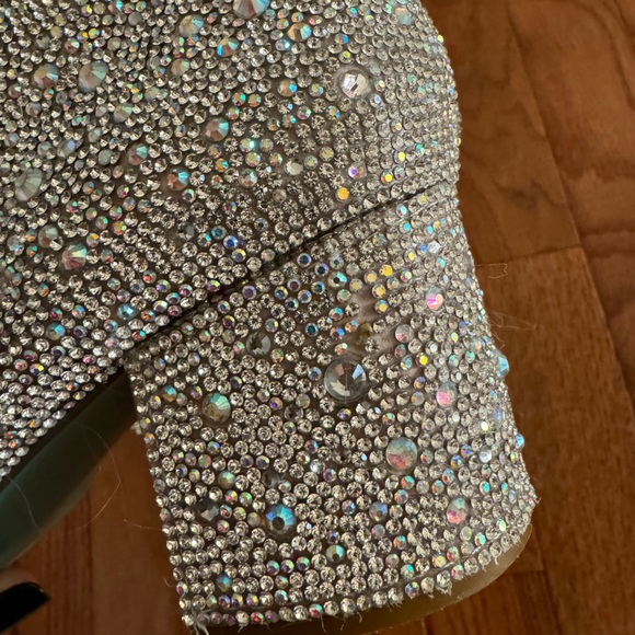 Betsy Johnson Rhinestone Booties - Picture 2 of 6